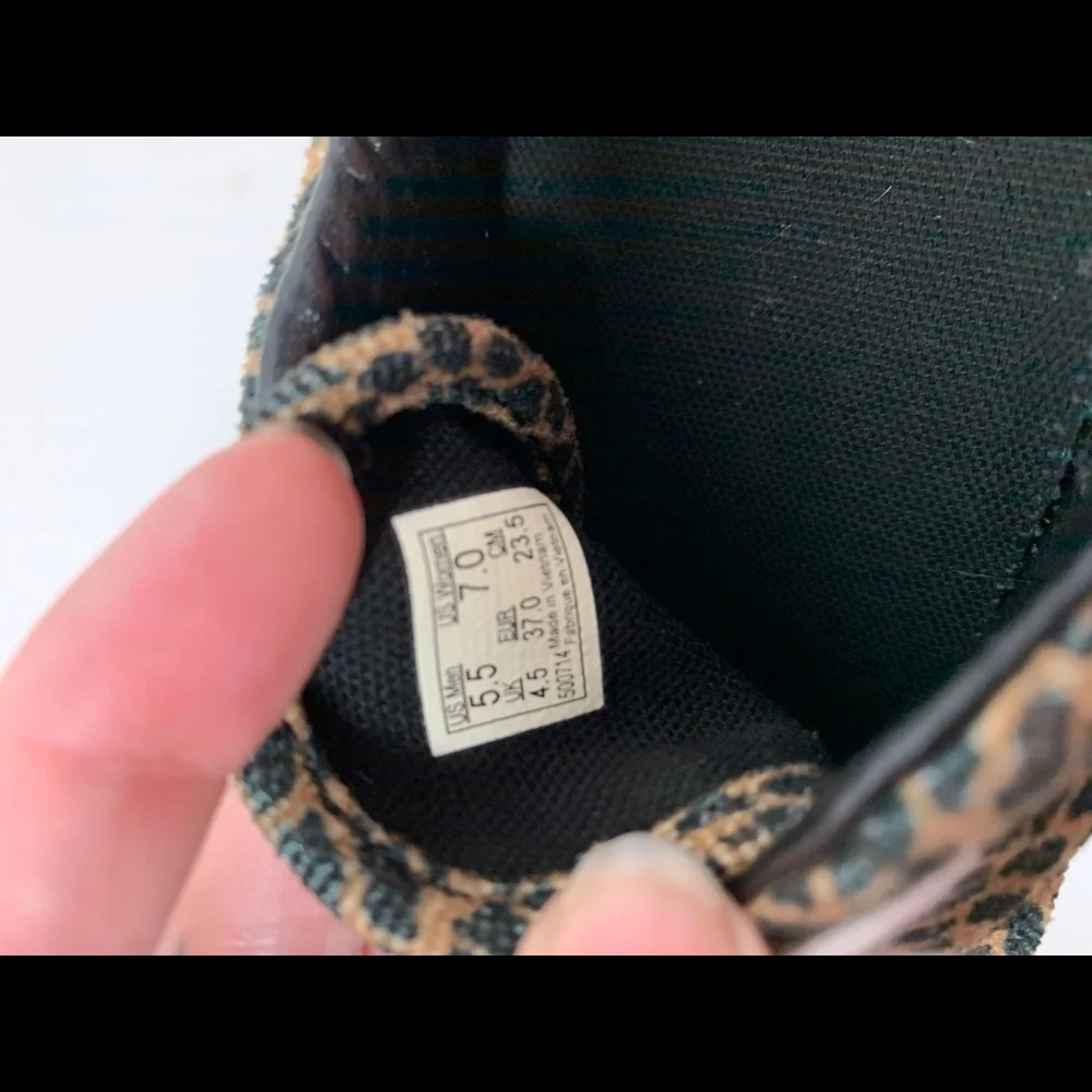 **Leopard Print Vans** - Picture 7 of 8
